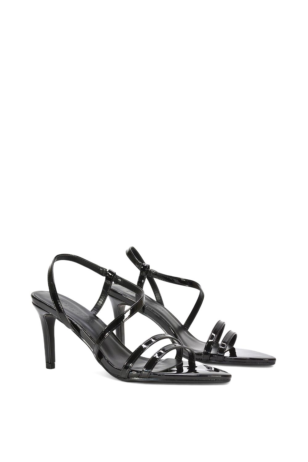 XY London 'Theodora' Strappy Pointed Toe Stiletto Heel Sandal Shoes image 3