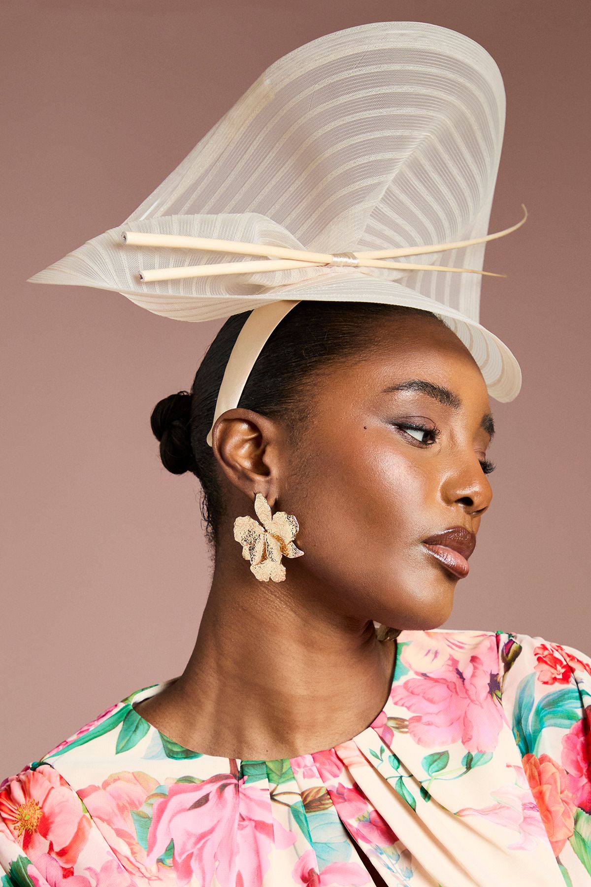 Coast Quill Detail Fascinator Champagne image 2