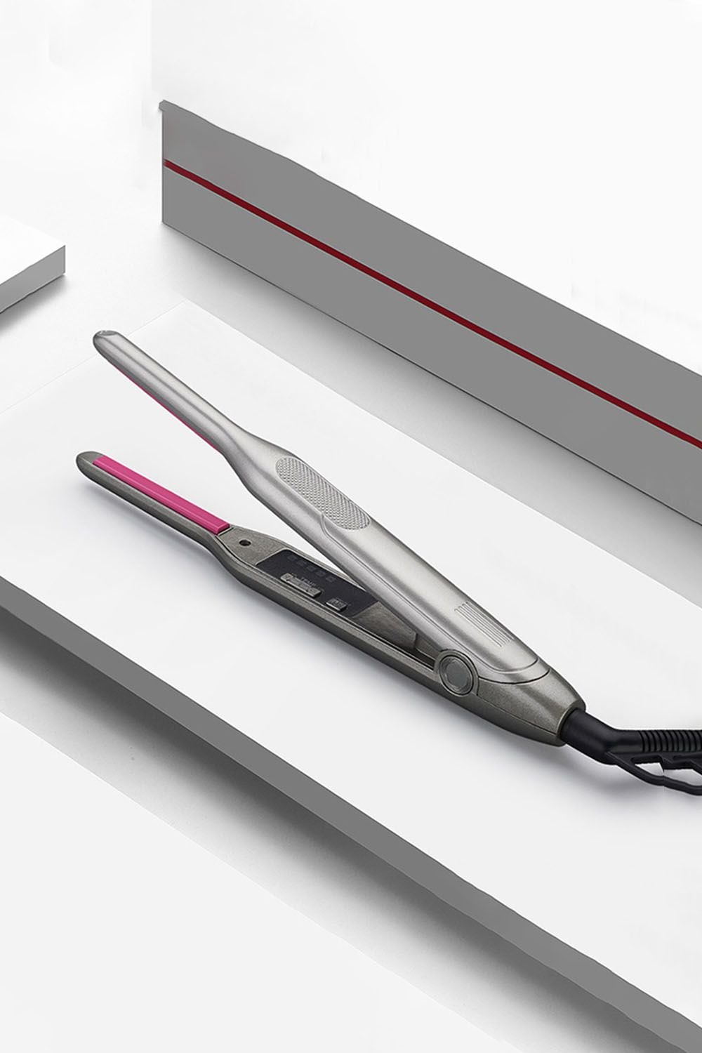 Living and Home 2 in 1 Hair Straightener and Curler LCD Temperature Control Dual Voltage Auto Shut Off,Professional Hair Straightener and Curler image 6