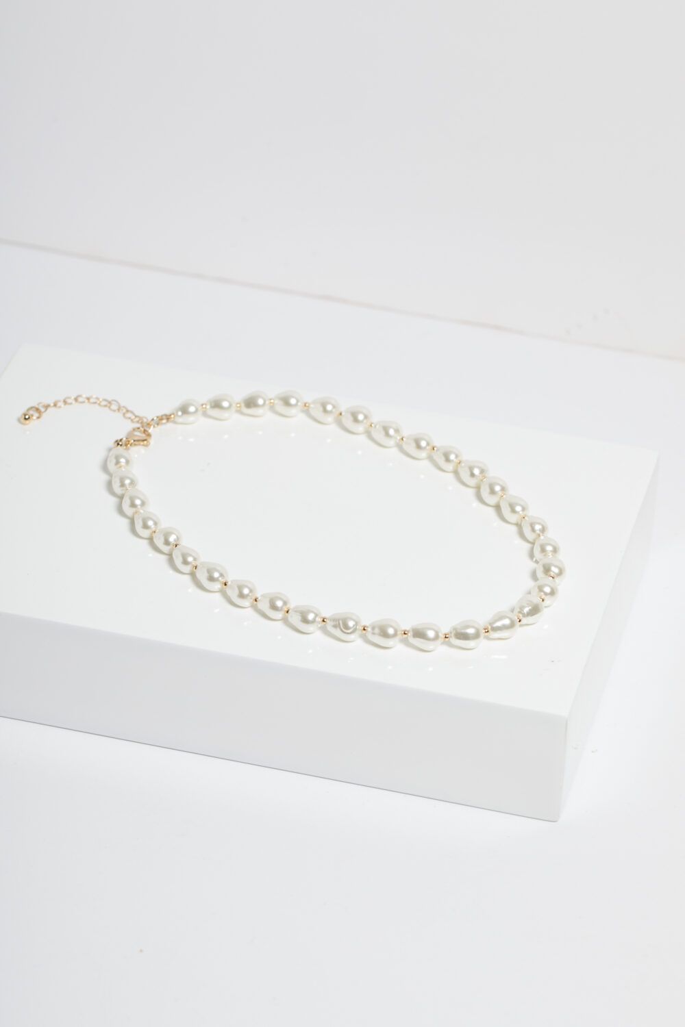 Jon Richard Semi Precious Pearl And Gold Bead Necklace image 3