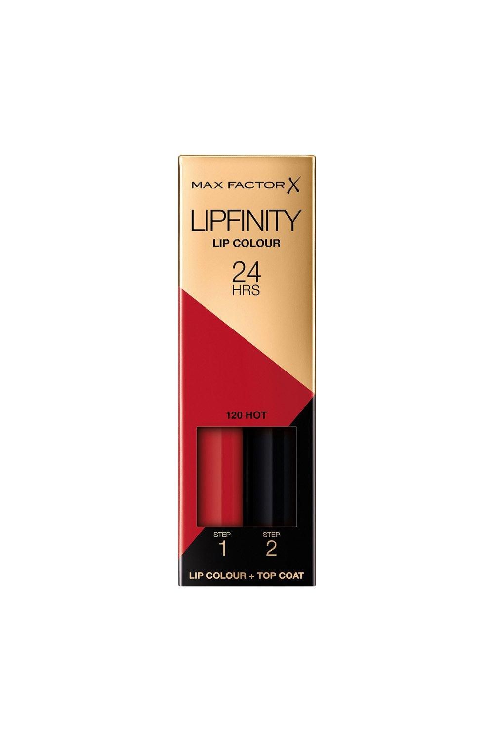 Max Factor Lipfinity 2-Step Long Lasting Lipstick 120 Hot image 2