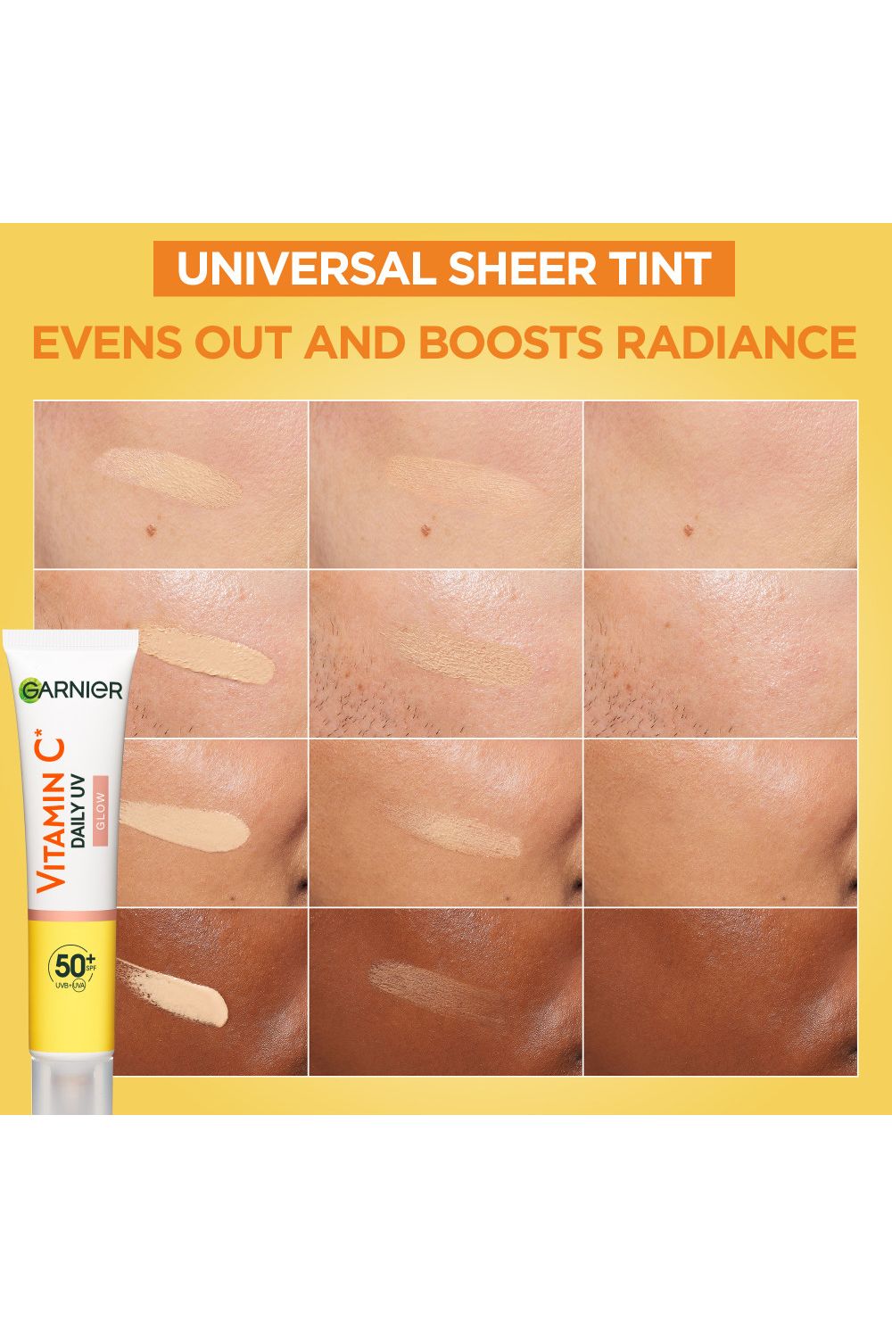 Garnier Vitamin C* Brightening Routine - Serum + Daily UV Glow Fluid Multi image 7