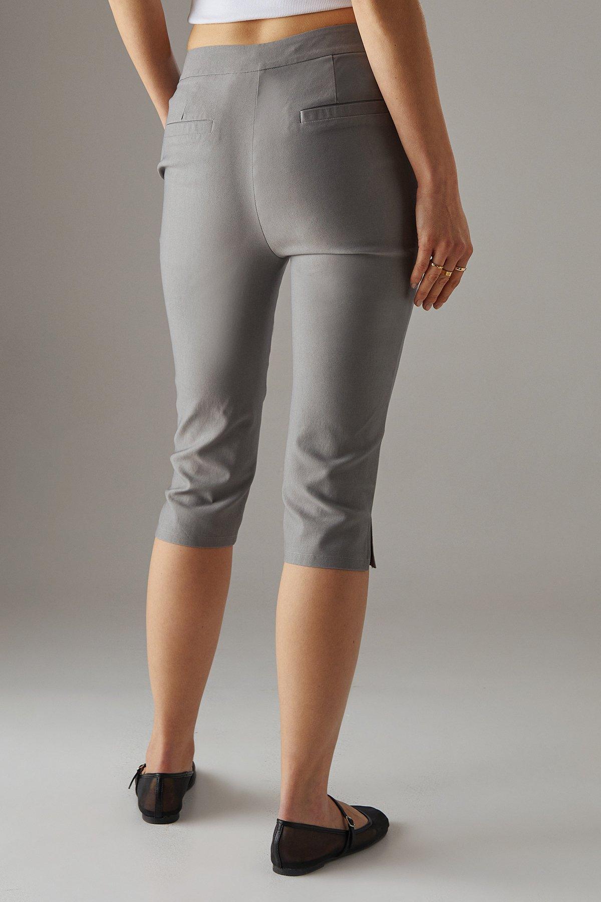 Warehouse Capri Trousers Grey image 3
