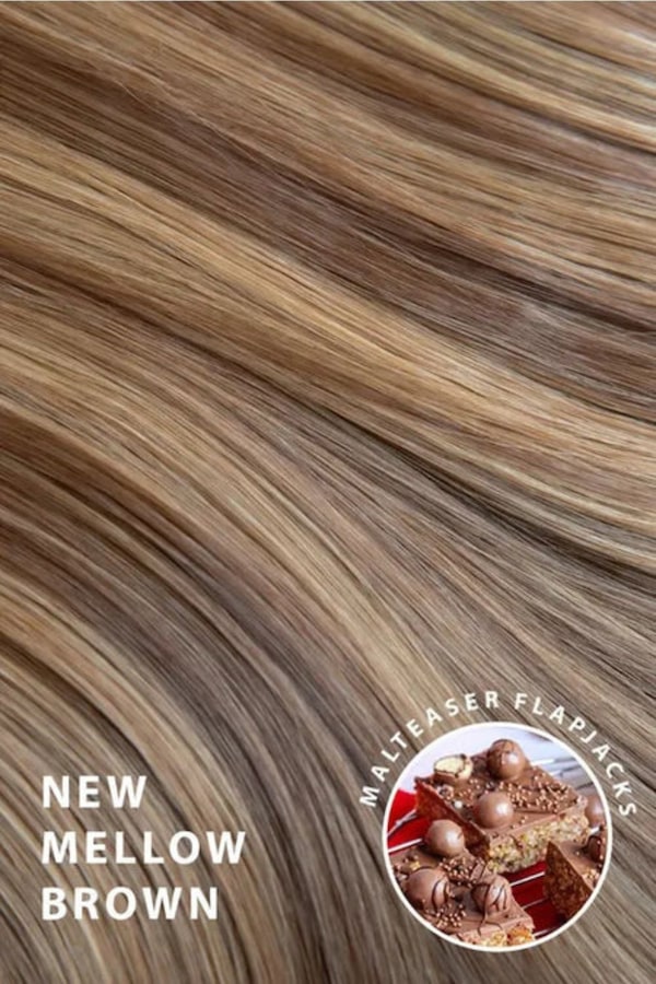 Lullabellz Feathered Fringe Clip In Bangs Mellow Brown