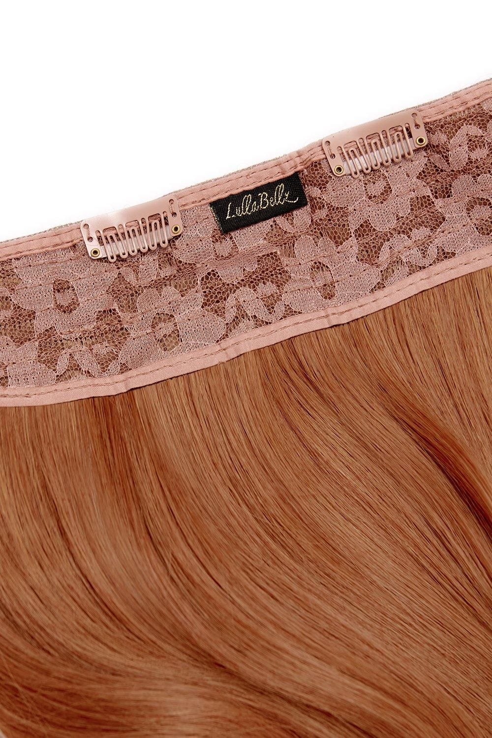 Lullabellz Thick 16 1 Piece Curly Clip In Hair Extensions Mixed Auburn image 2