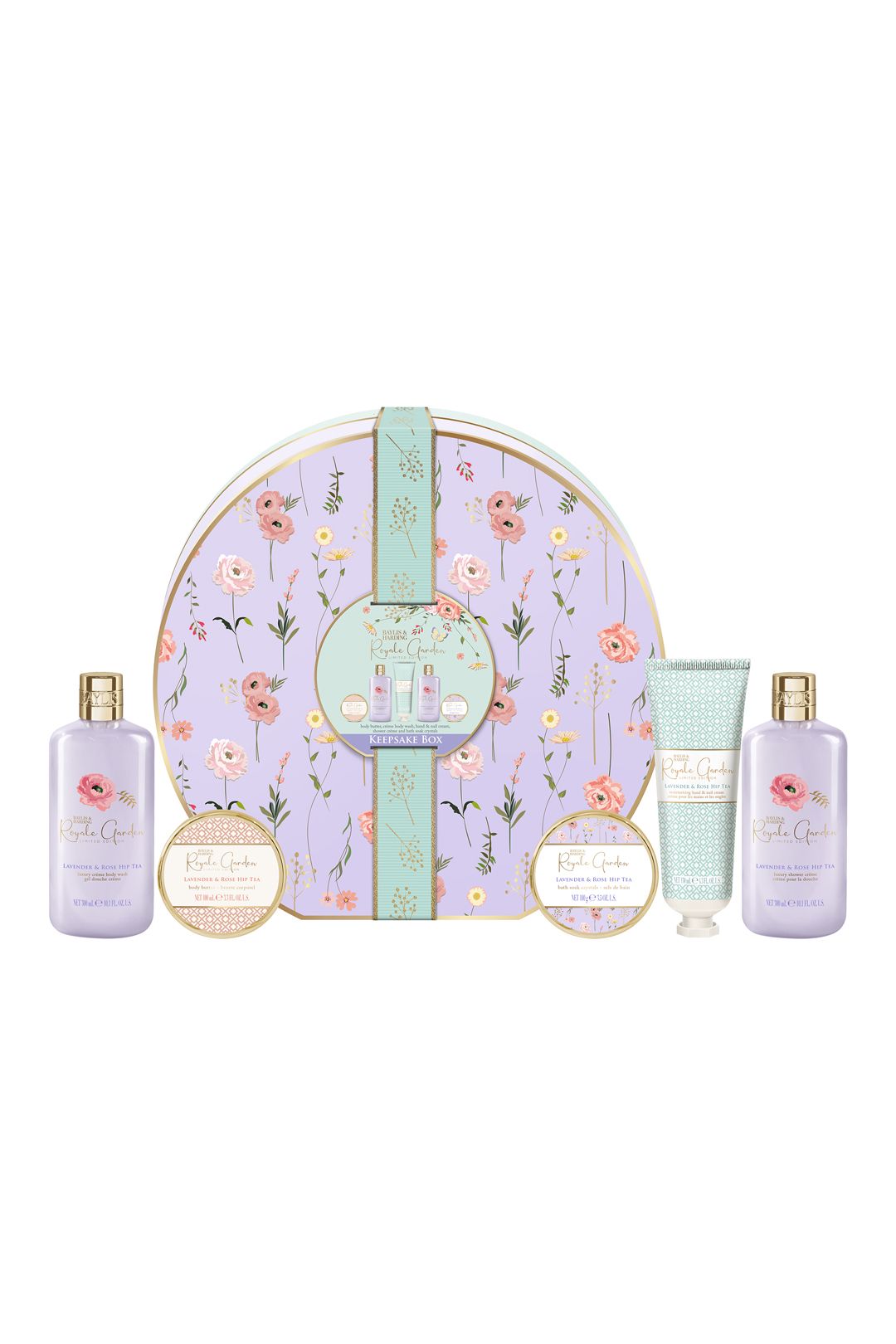 Baylis & Harding Royale Garden Luxury Hat Box Gift Set Multi image 3
