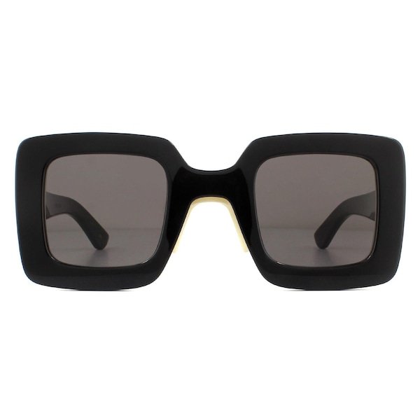 Gucci Square Black Grey Sunglasses