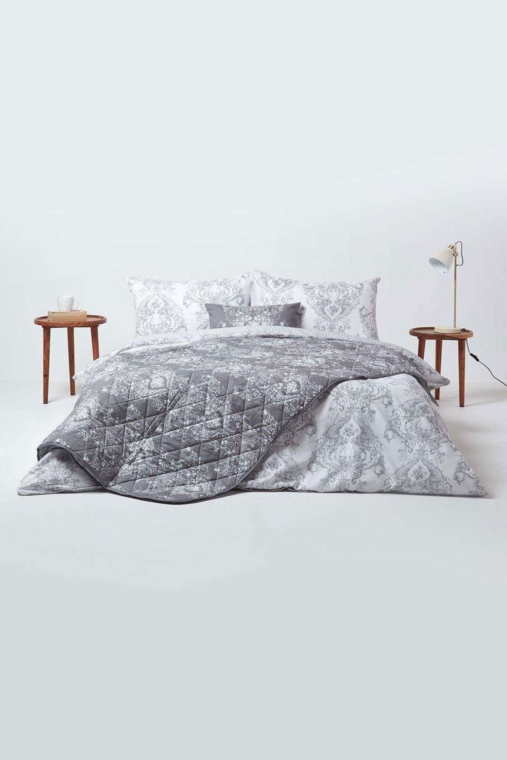 Homescapes French Toile Patterned Duvet Cover Set image 3