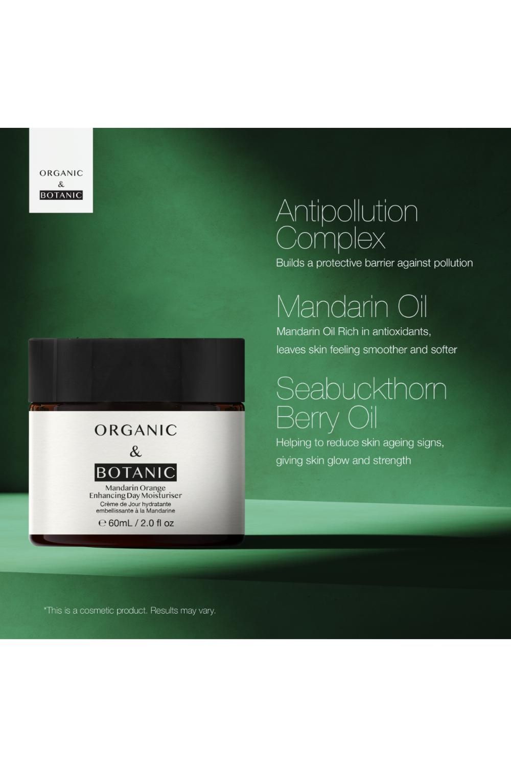 Organic & Botanic Mandarin Orange Enhancing Day Moisturiser 60ml image 4