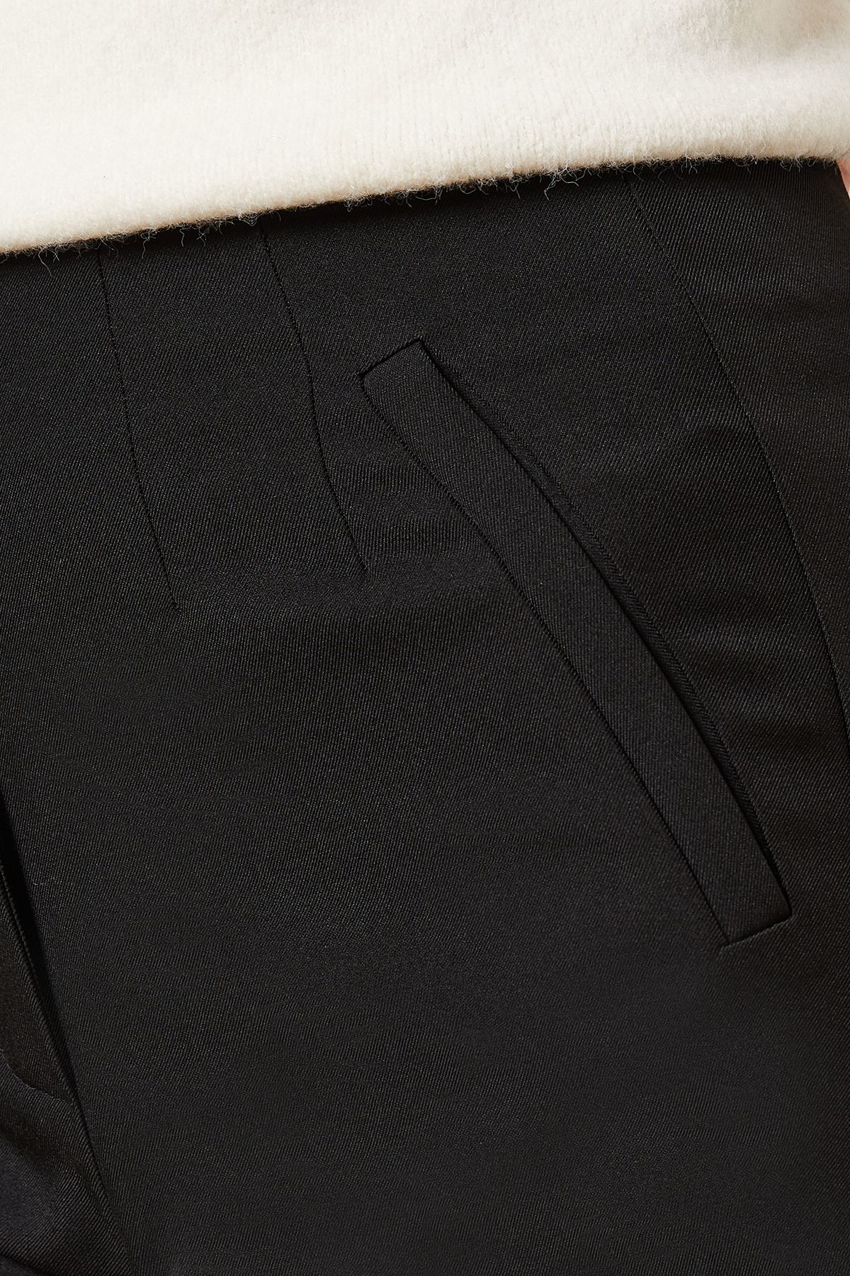 Dorothy Perkins Straight Ankle Grazer Trouser Black image 5