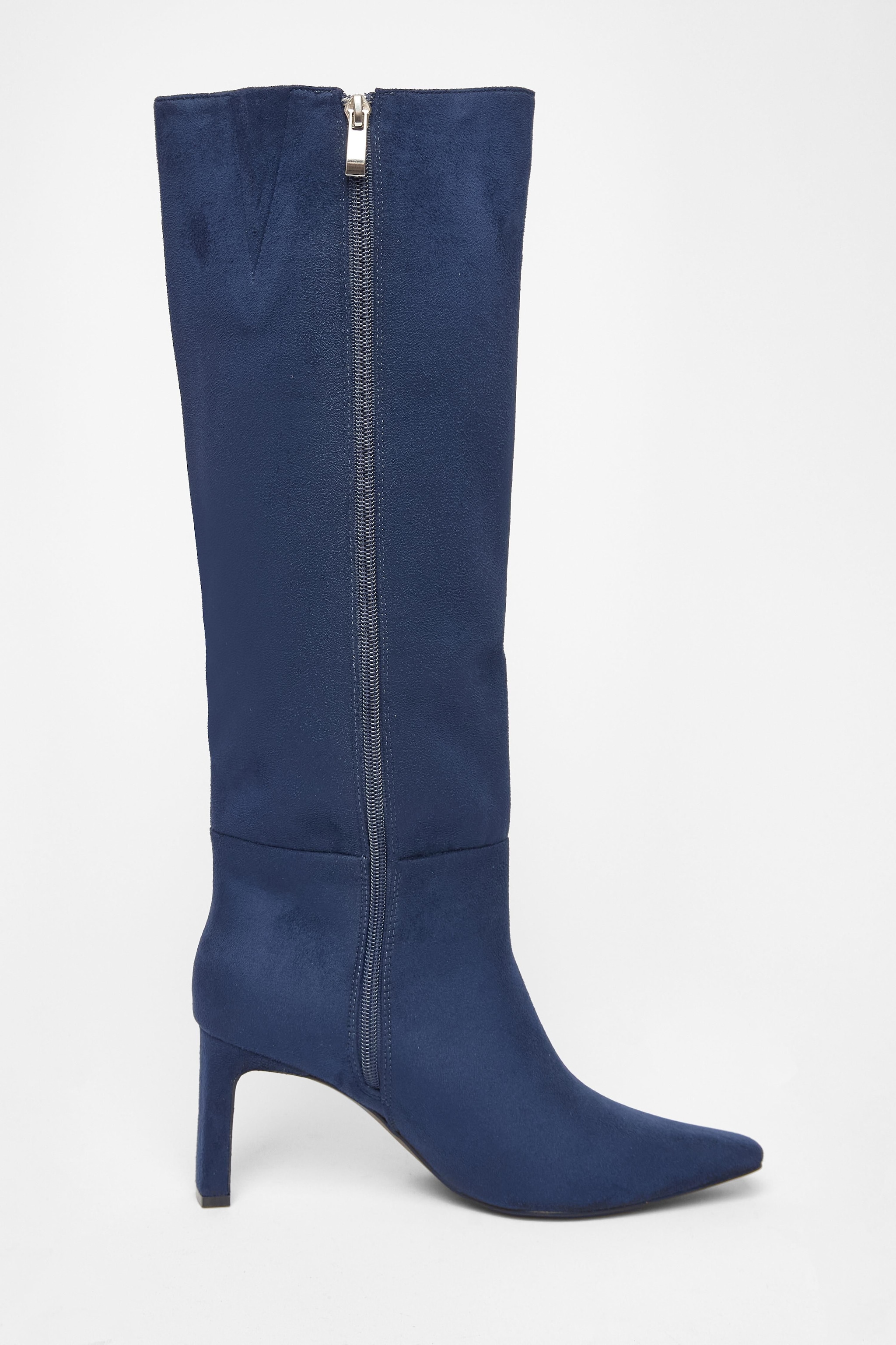 Quiz Navy Knee High Boots image 5