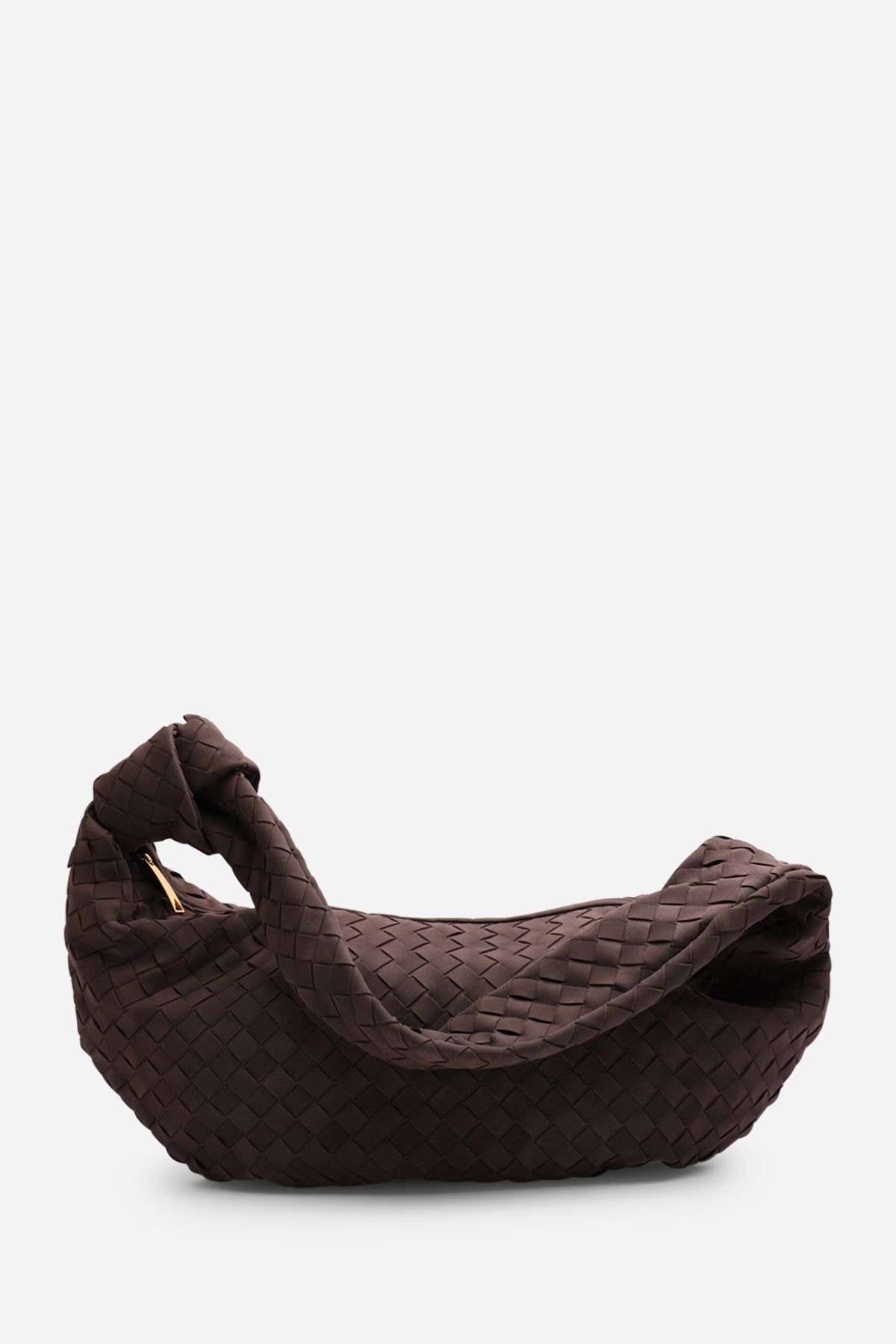 Where's That From 'Aqua' Knotted Strap Woven Shoulder Bag image 5