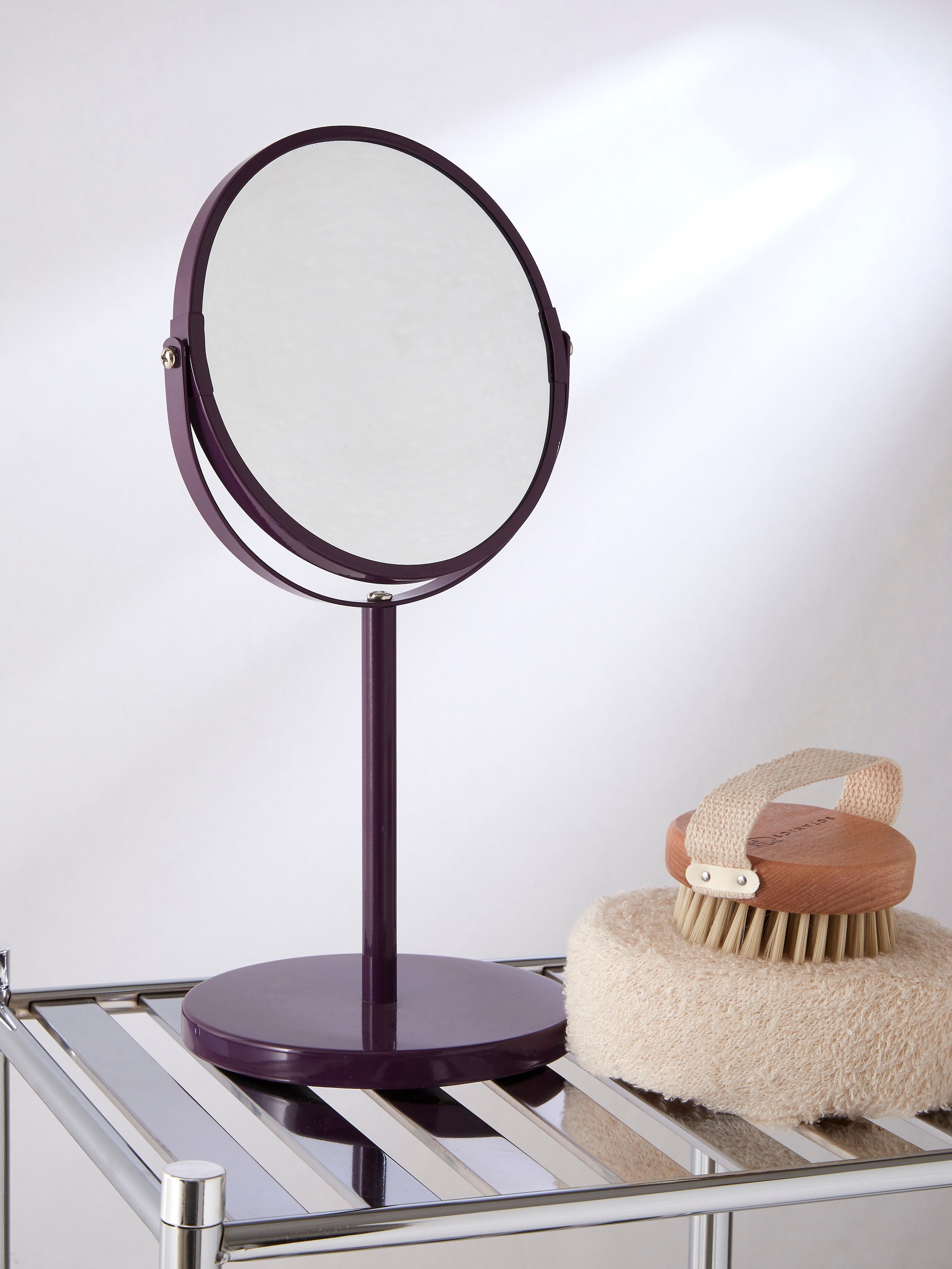 Orsina Purple Swivel Mirror image 2