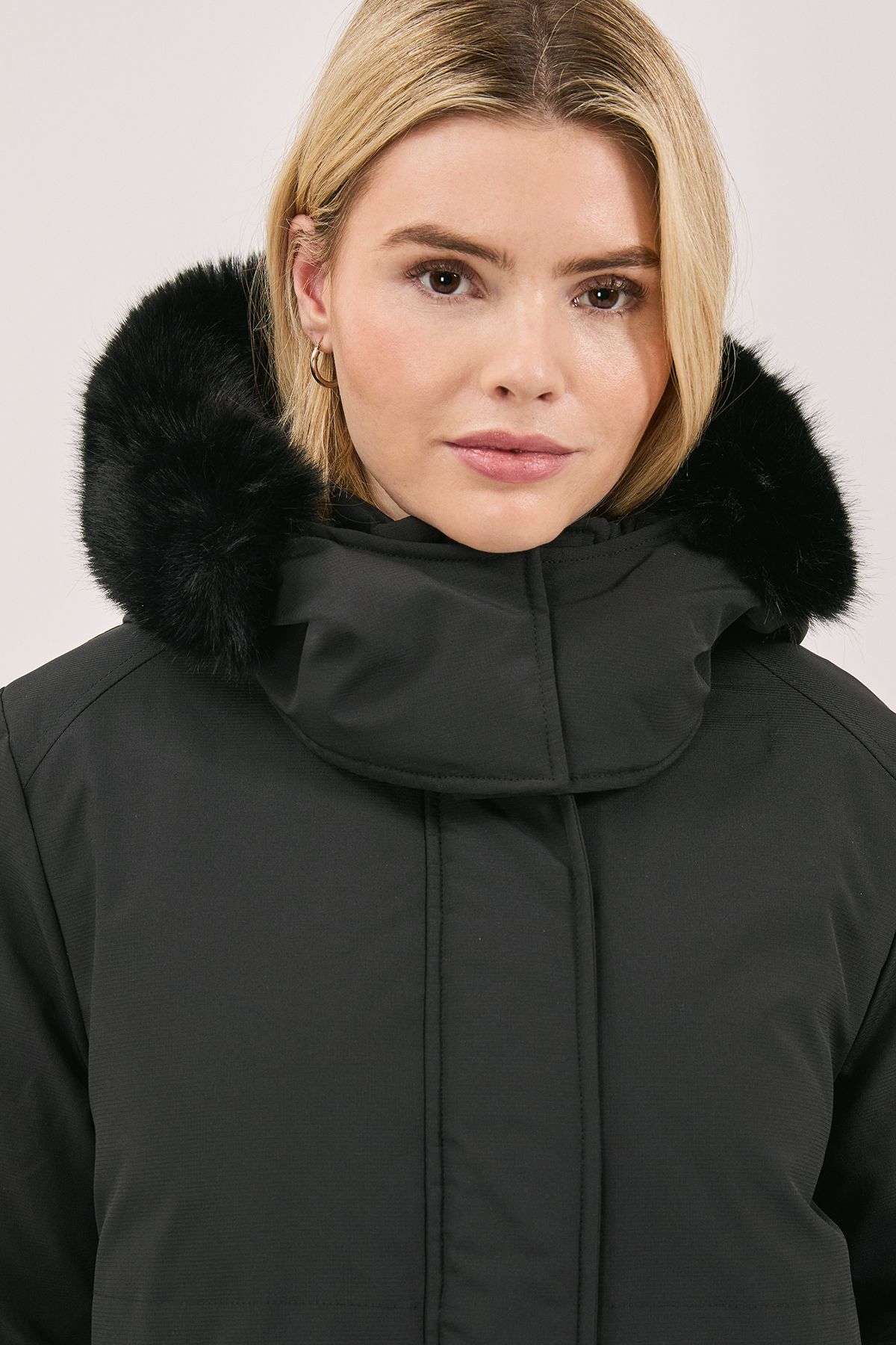Dorothy Perkins Glam Padded Parka Black image 4