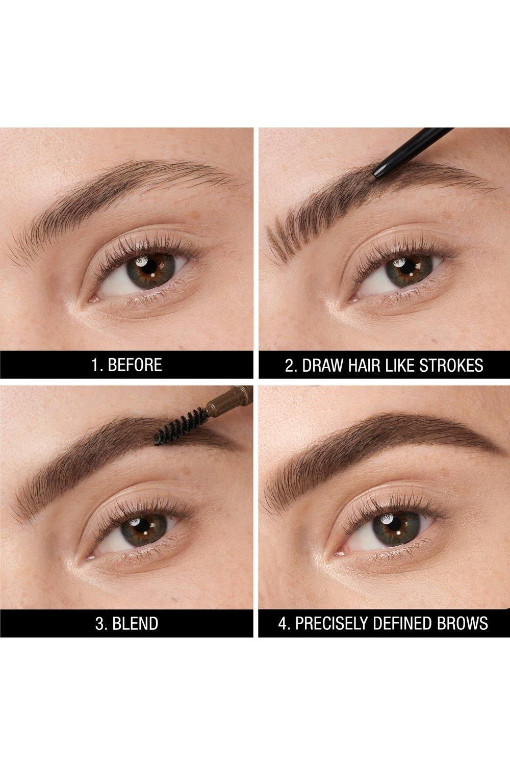 Maybelline Express Brow Ultra Slim Defining Natural Fuller Looking Brows Eyebrow Pencil Medium Brown image 5