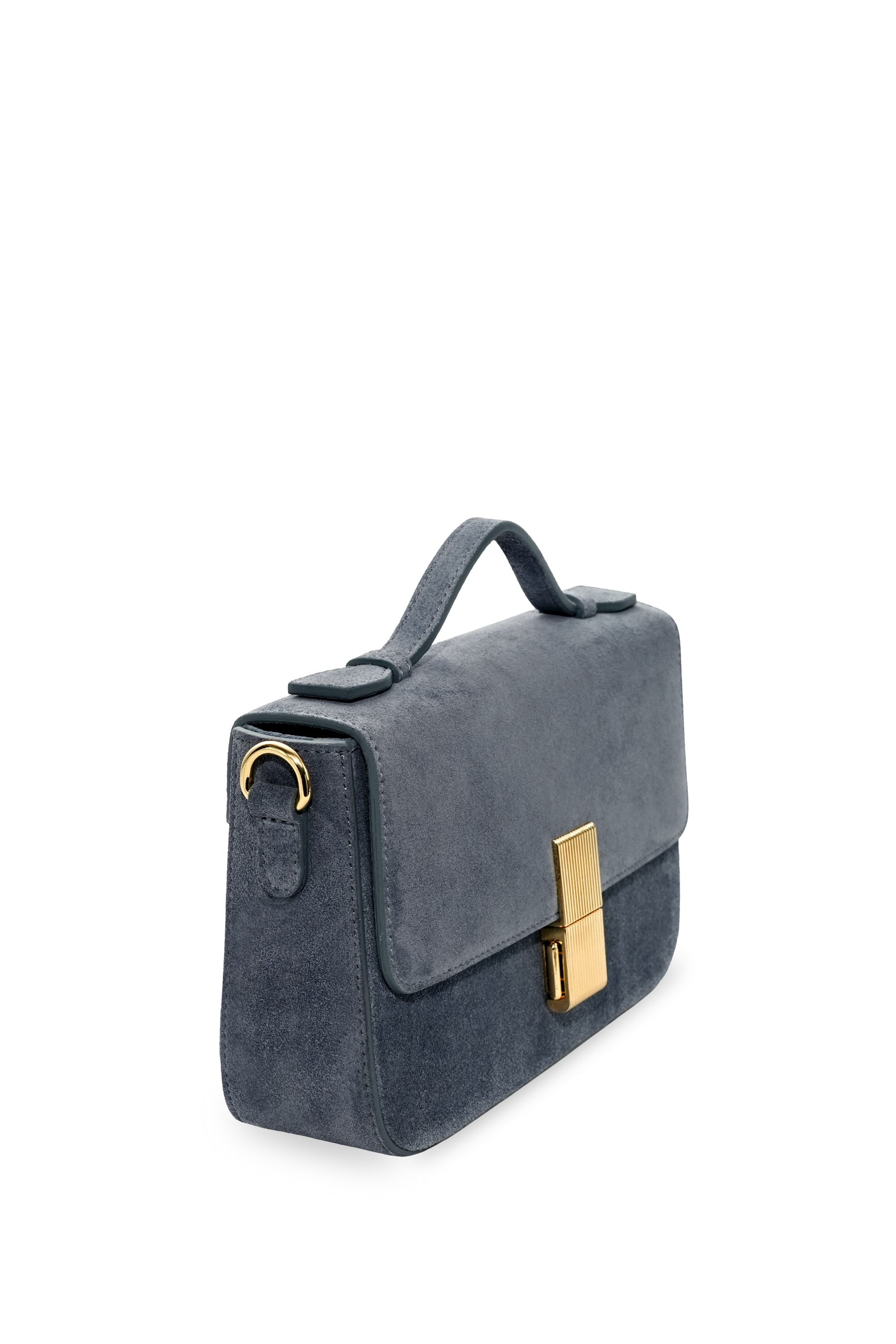 Apatchy London The Flora Suede Top Handle Bag image 3