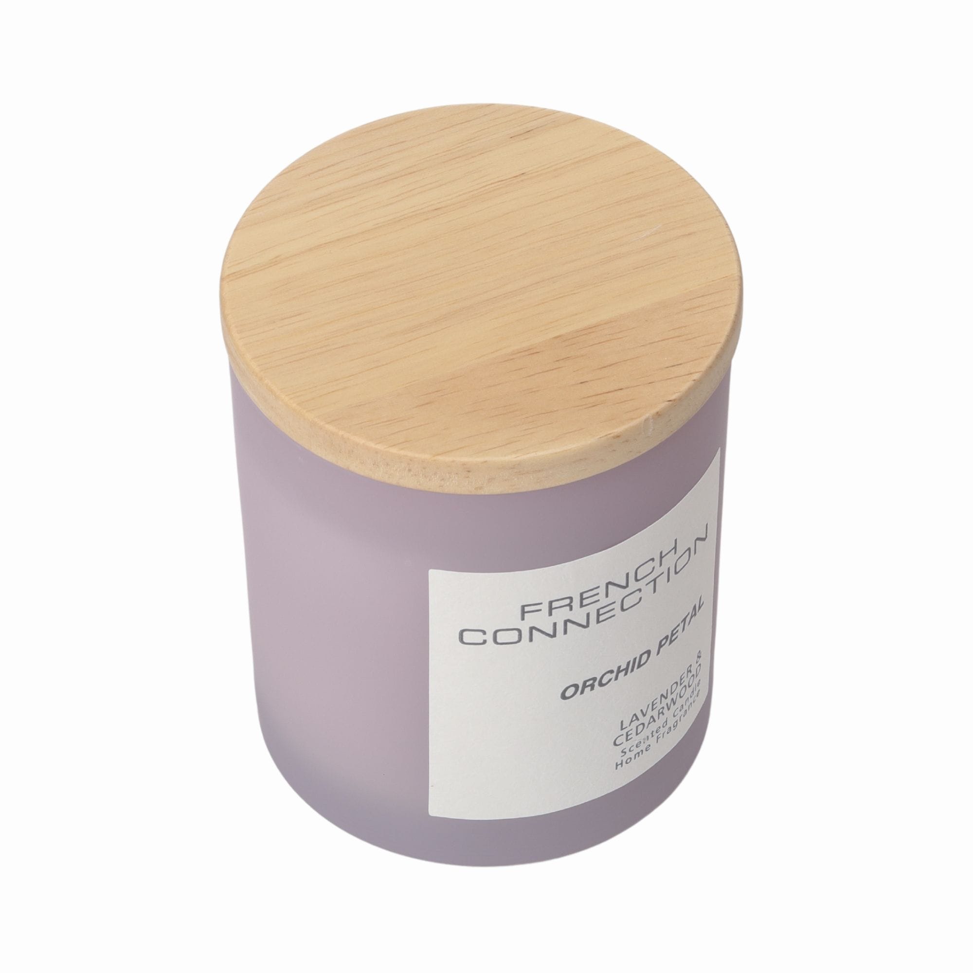 French Connection Orchid Petal Lavender Cedarwood Candle Long-Lasting Luxury Gift image 2