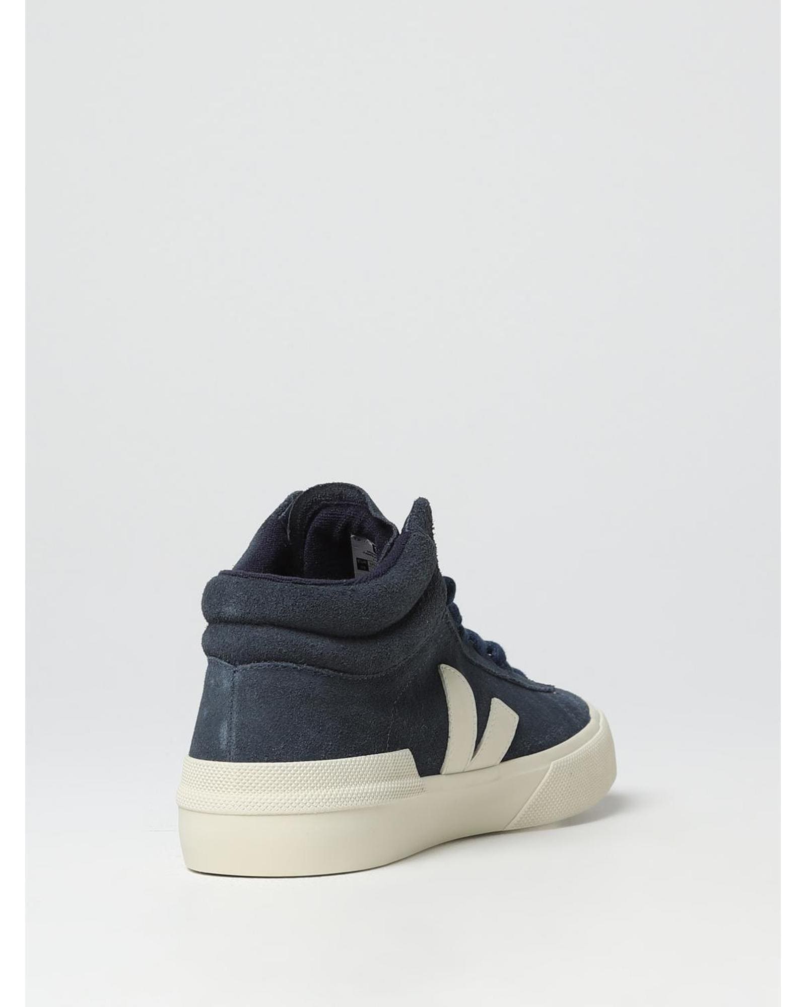 Veja V10 Mid Suede Sneakers Wo - Blue image 3