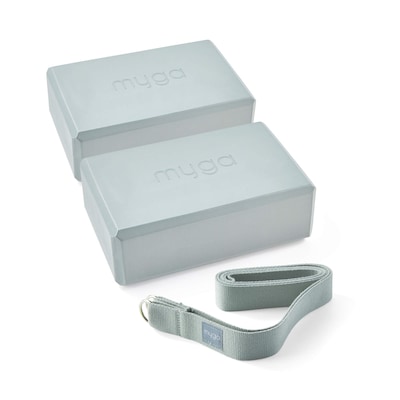 Myga 2 Yoga Blocks and Strap Set