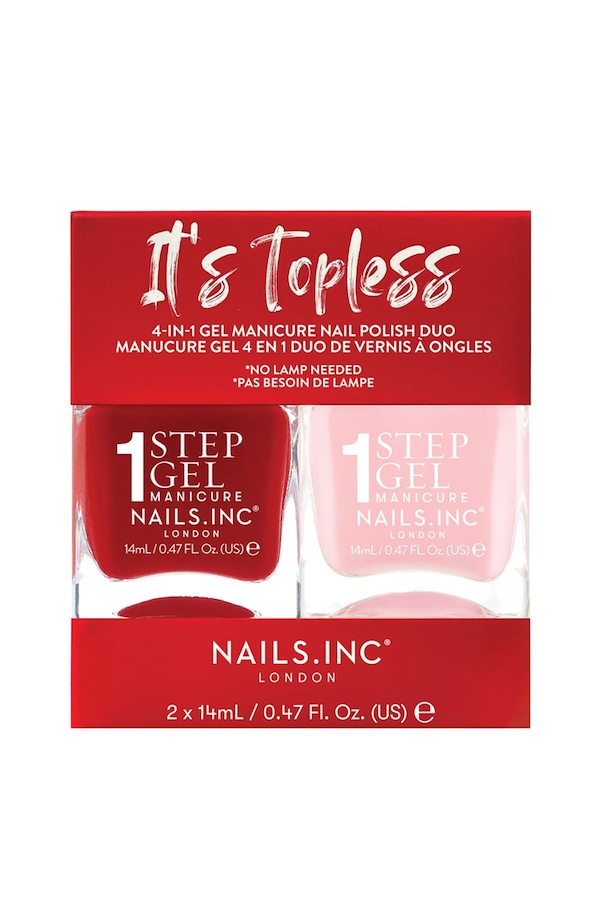 Nails Inc It's Topless Nail Polish Duo Multi