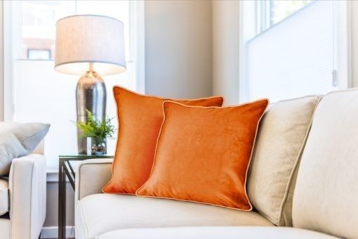 New Edge Blinds Plush Velvet Soft Touch Cushion Cover image 2