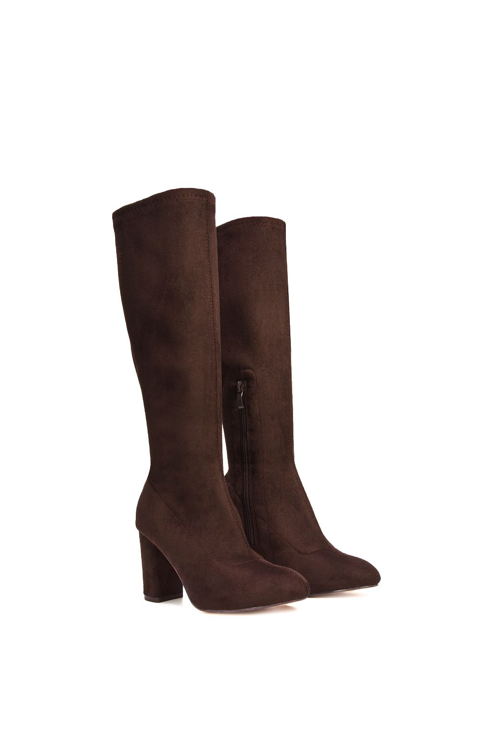 XY London 'Clementine' High Block Heel Knee High Boots image 3