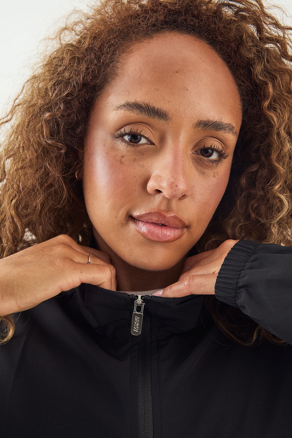 DSGN Studio DSGN Studio Zip Through Lightweight Track Jacket Black image 4