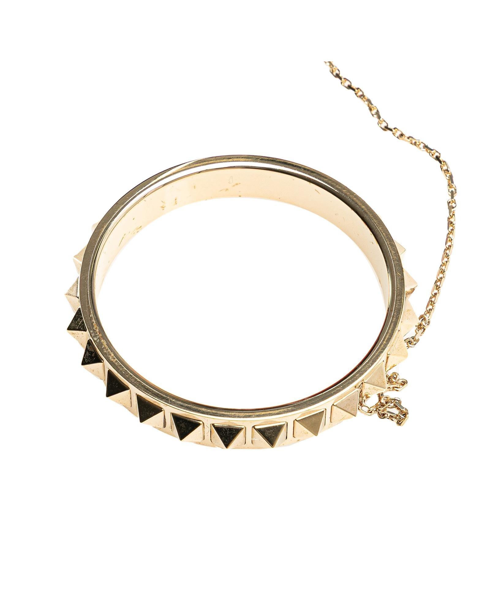 Valentino Preloved Studded Leather Clutch Wo - Pink Clutches image 10