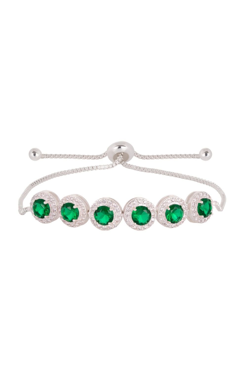 Jon Richard Green Halo Toggle Bracelet image 1