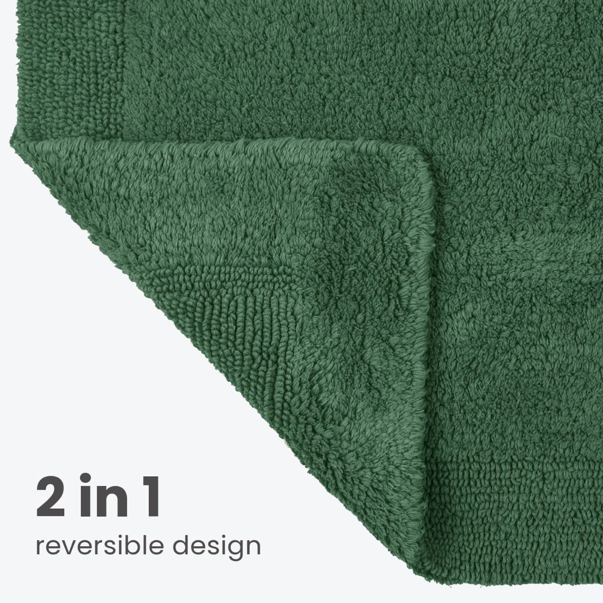Allure Bath Fashions Elegance Reversible Heavyweight Bath Mat image 5