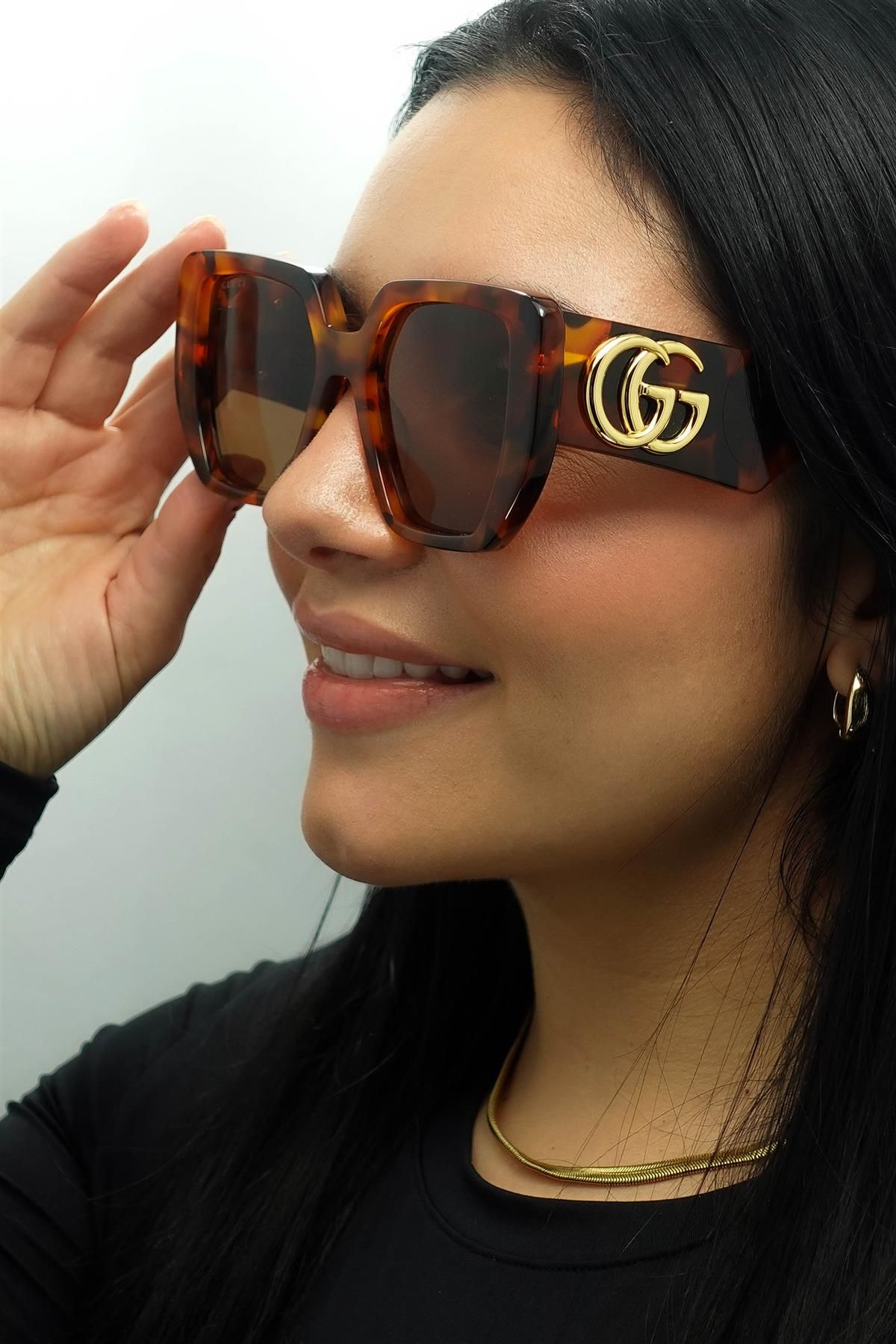 Gucci Square Havana Brown GG0956S image 6