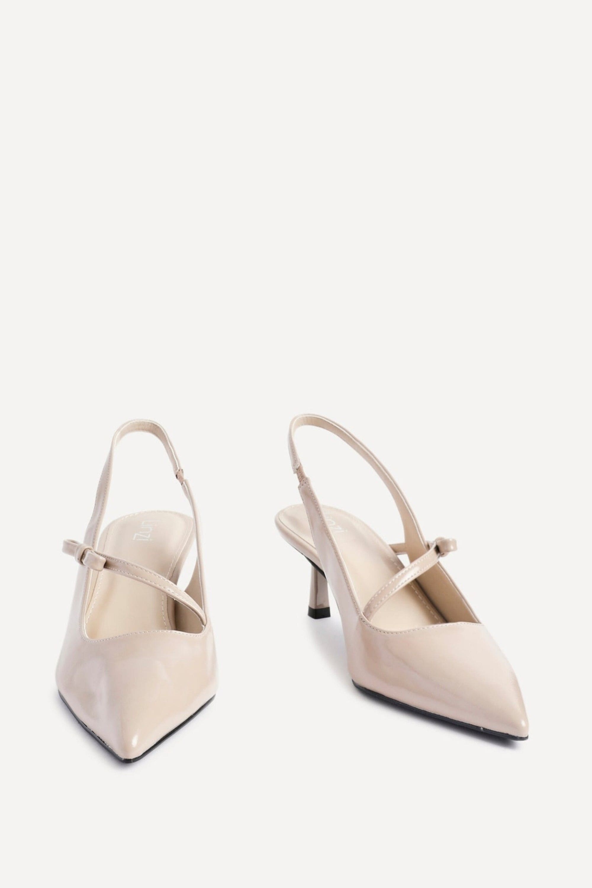 Linzi Timeless Nude Faux Leather Court Heel image 3