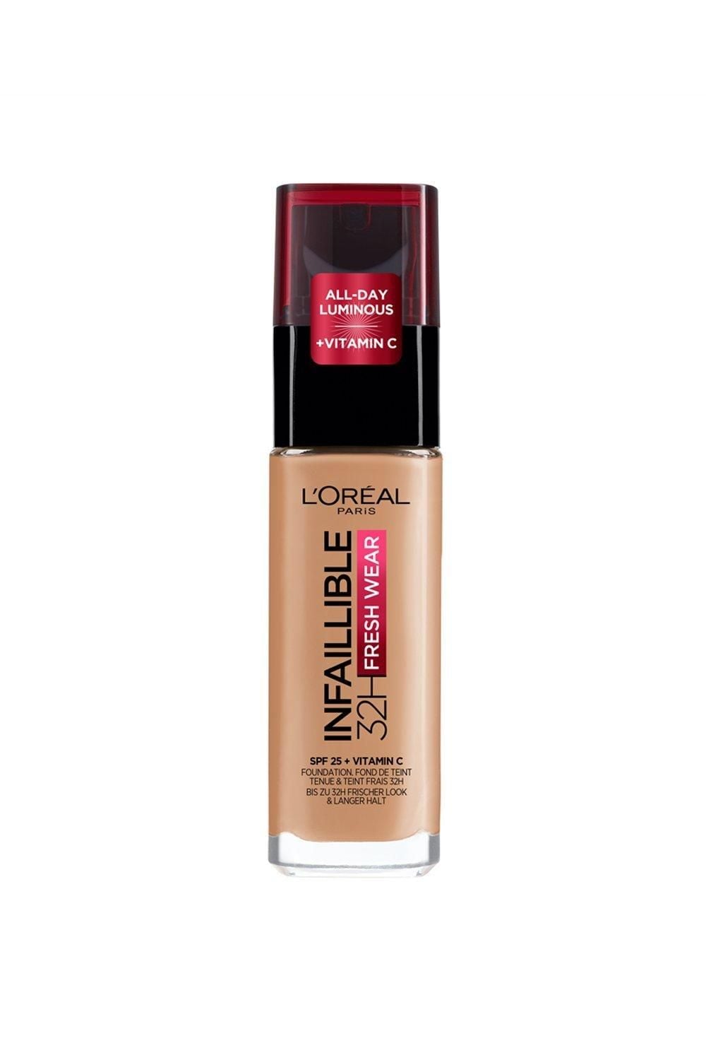 L'Oréal Paris Infaillible 32H Fresh Wear Foundation Golden Sun image 1