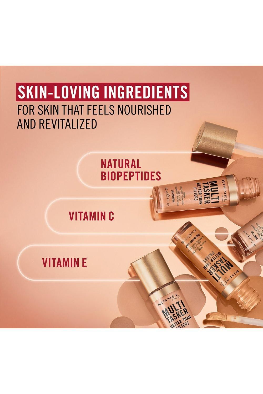 Rimmel London Multi-Tasker Better Than Filters Glow Boosting Primer 30ml Rich image 6