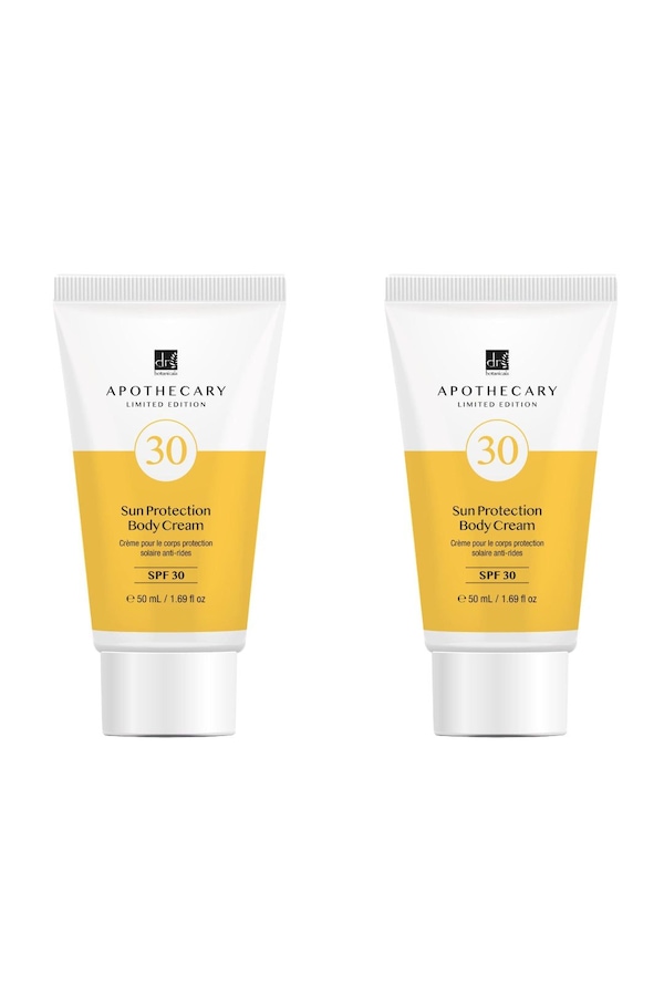 Dr. Botanicals Sun Protection Body Cream SPF 30 50ml x 2 Duo Set