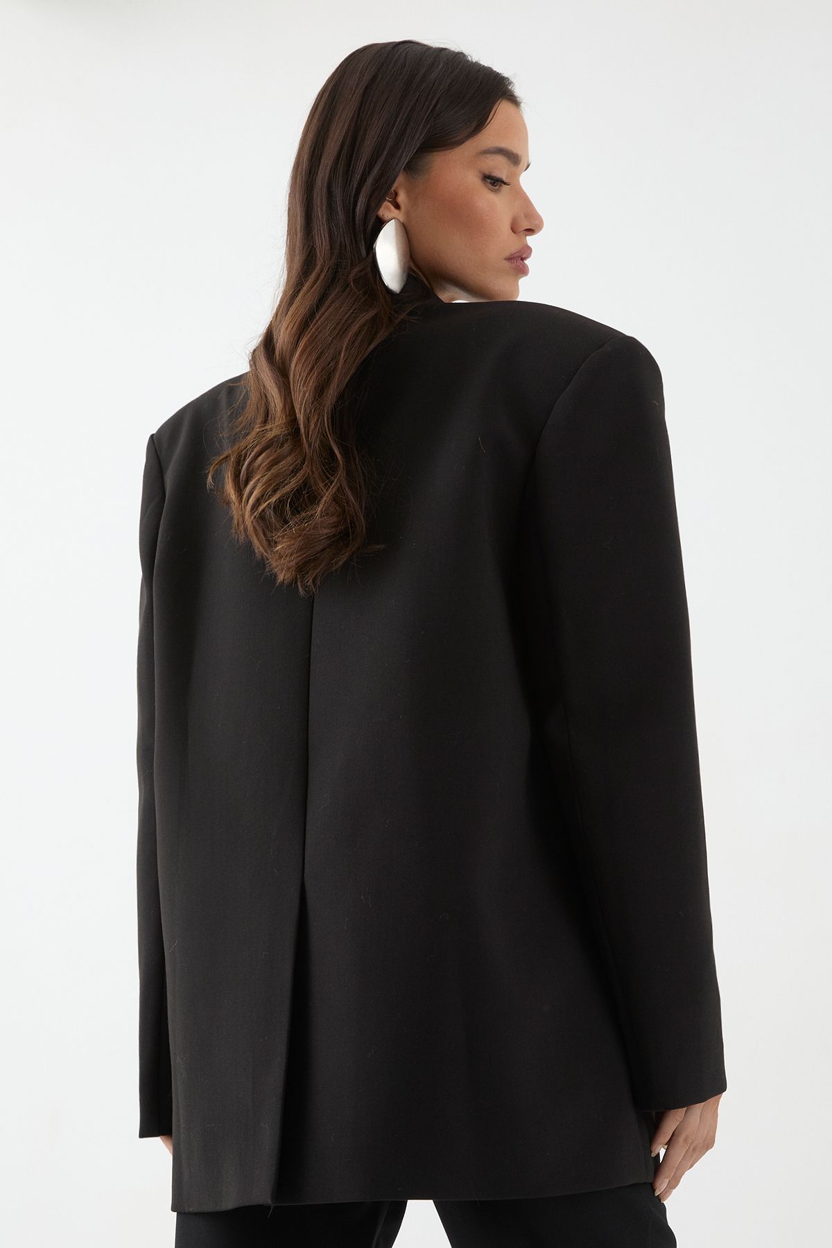 MissPap Premium Oversized Blazer Black image 3