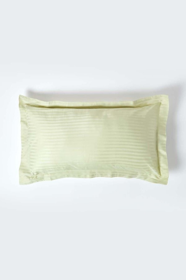 Homescapes Egyptian Cotton Ultrasoft King Size Oxford Pillowcase 330 TC