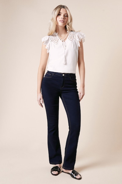 Dorothy Perkins Comfort Stretch Bootcut Jeans Indigo