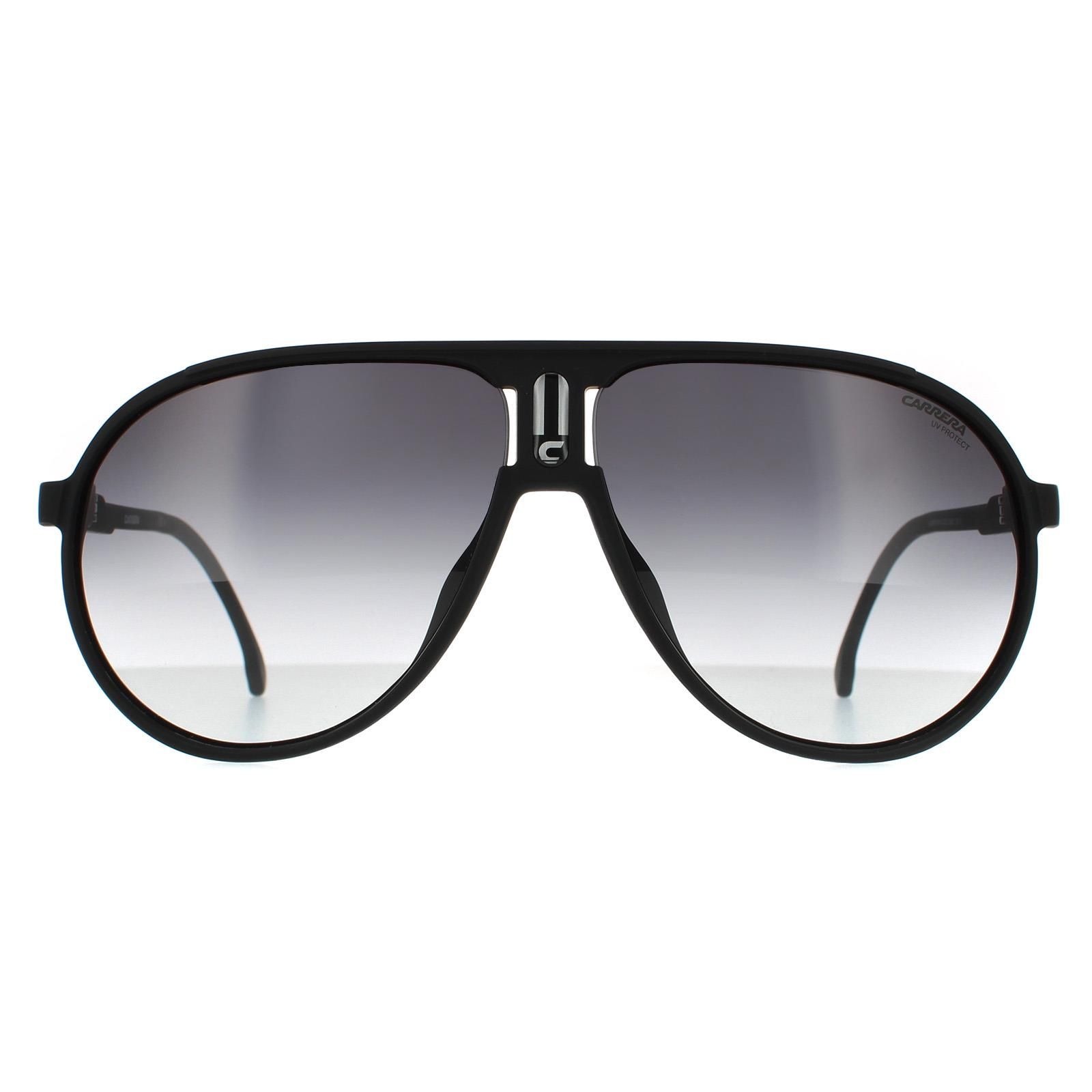 Carrera Aviator Matte Black Grey Gradient image 1