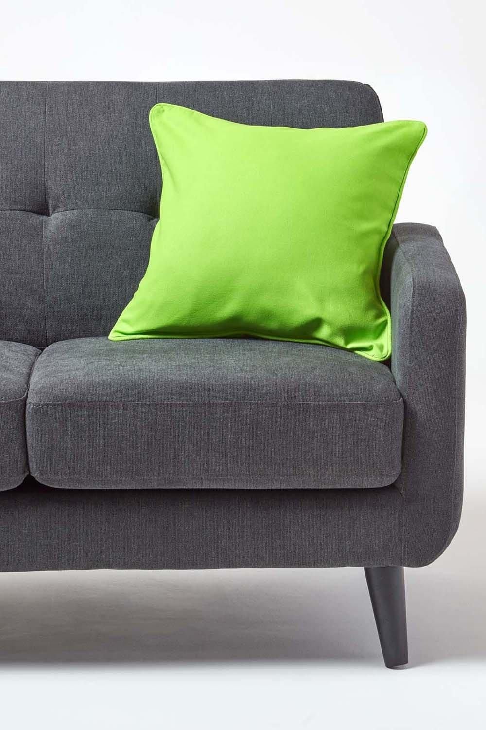 Homescapes Cotton Plain Cushion Cover image 4