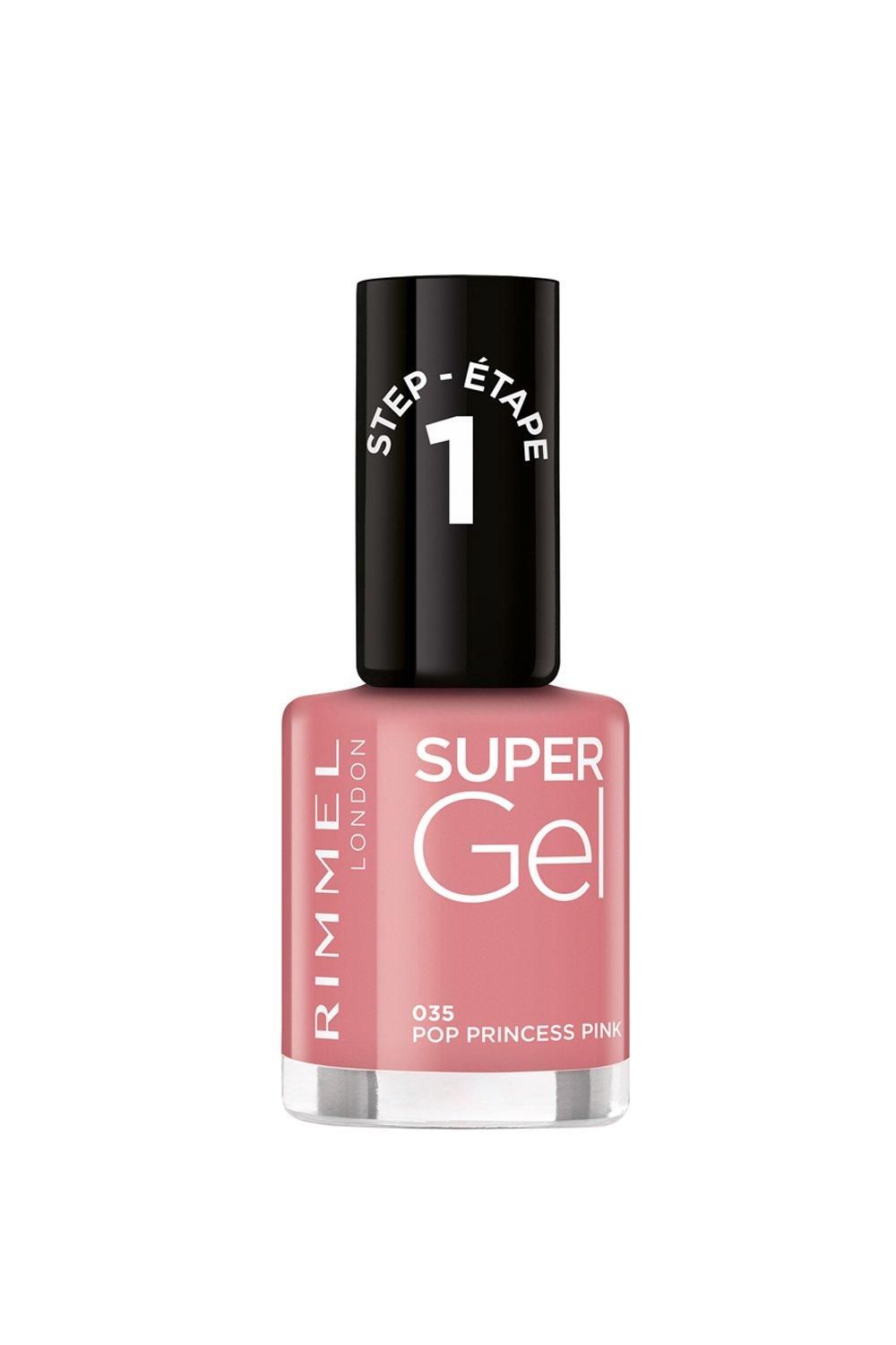 Rimmel London Super Gel Nail Polish 035 Pop Princess Pink image 1