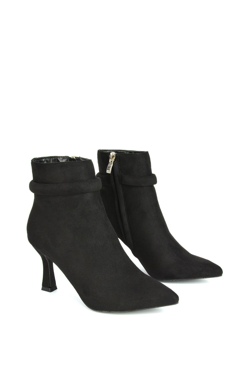 XY London 'Jaelyn' Pointed Toe Stiletto Heeled Ankle Boots image 5