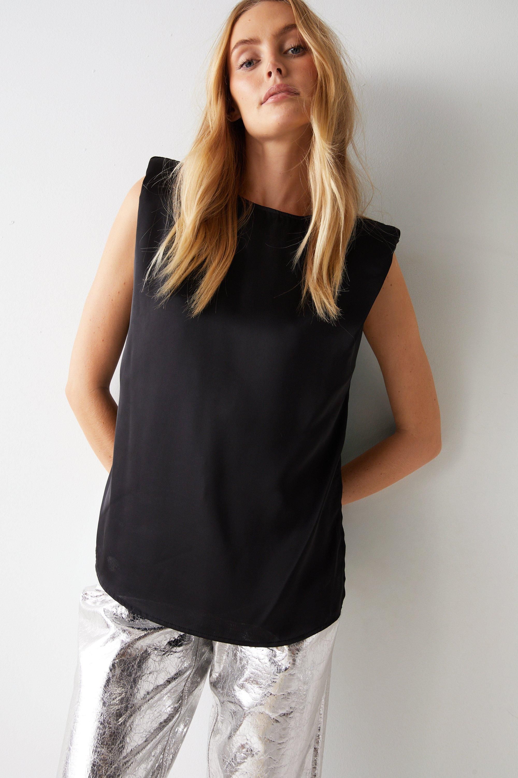 Warehouse Shell Top Black image 2