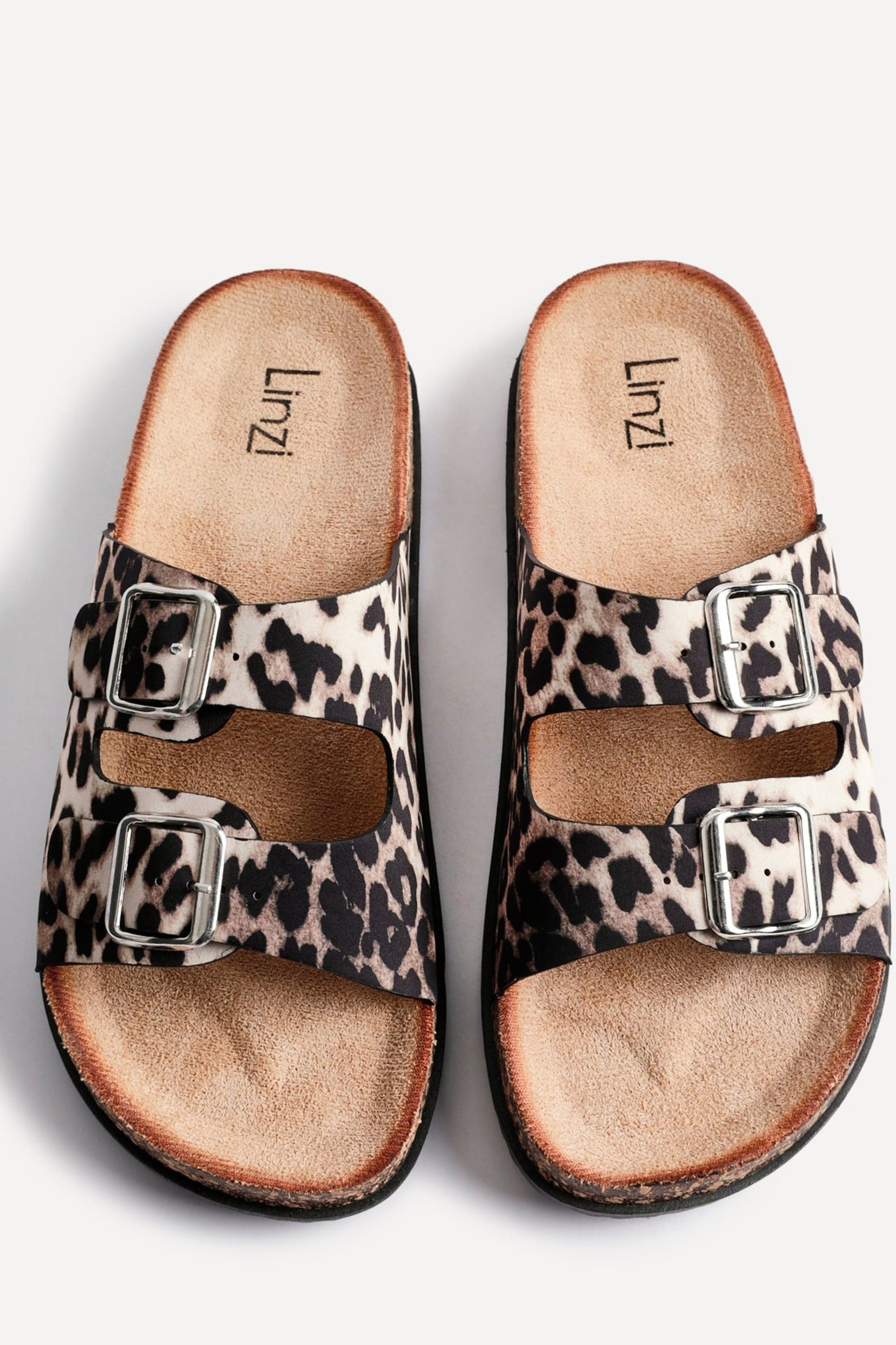 Linzi Drift Leopard Print Slider Sandals image 4