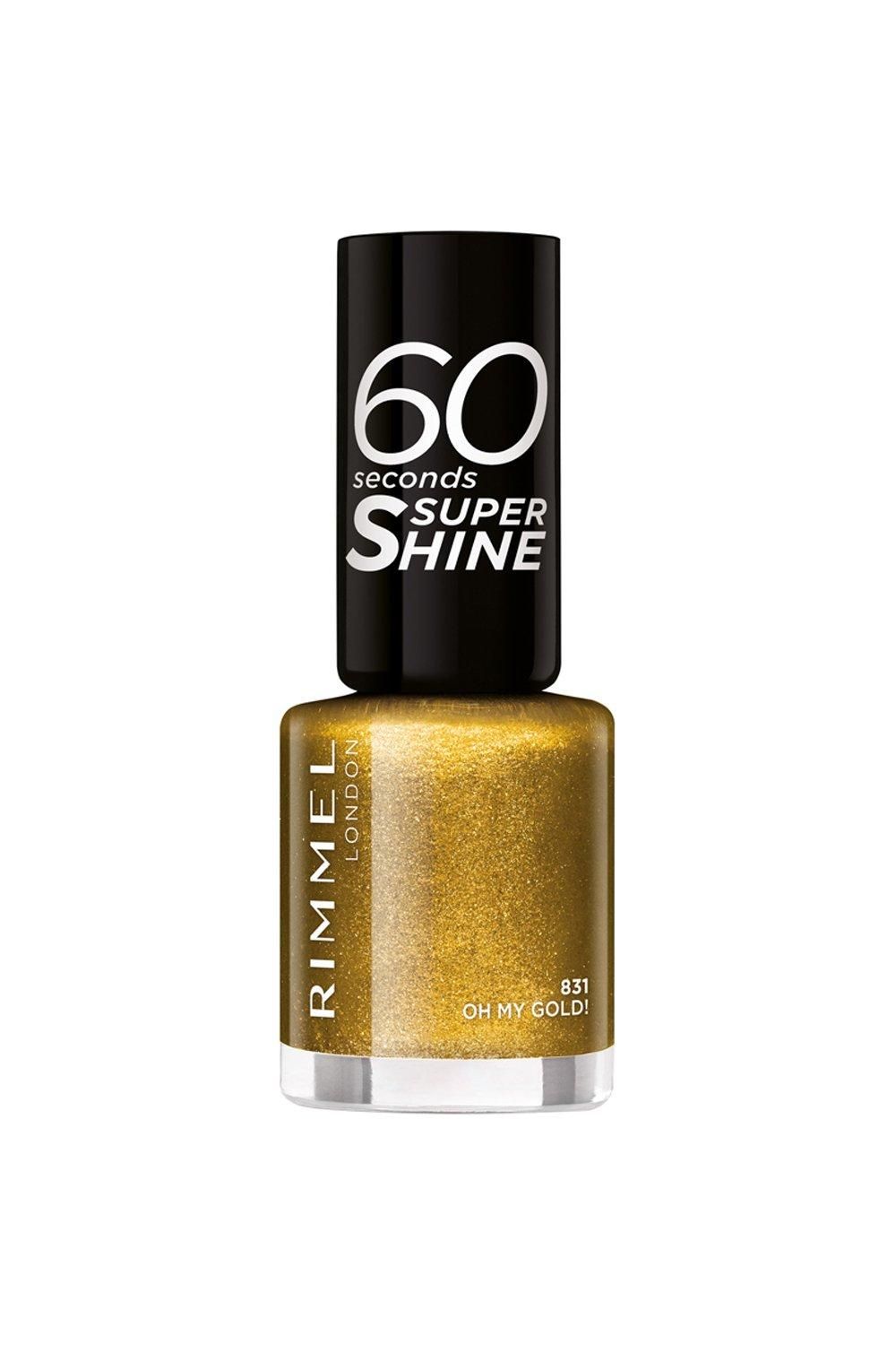 Rimmel London 60 Seconds Super Shine Nail Polish Oh My Gold image 1