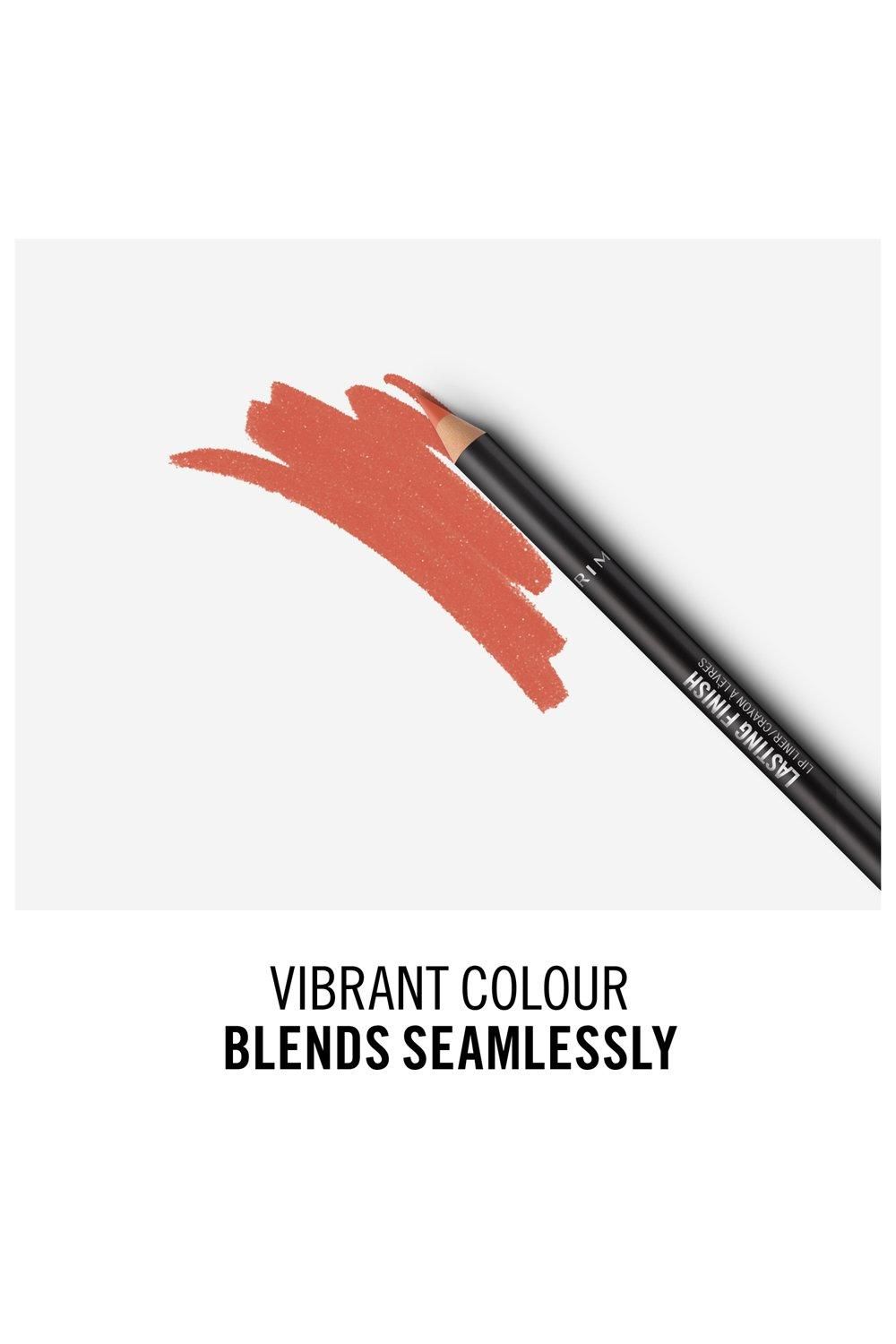 Rimmel London Lasting Matte Lip Liner Peachy Me image 3