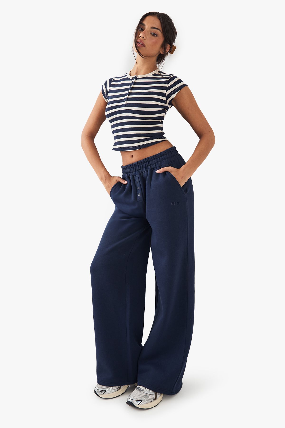 DSGN Studio DSGN Studio Straight Leg Jogger Navy image 2