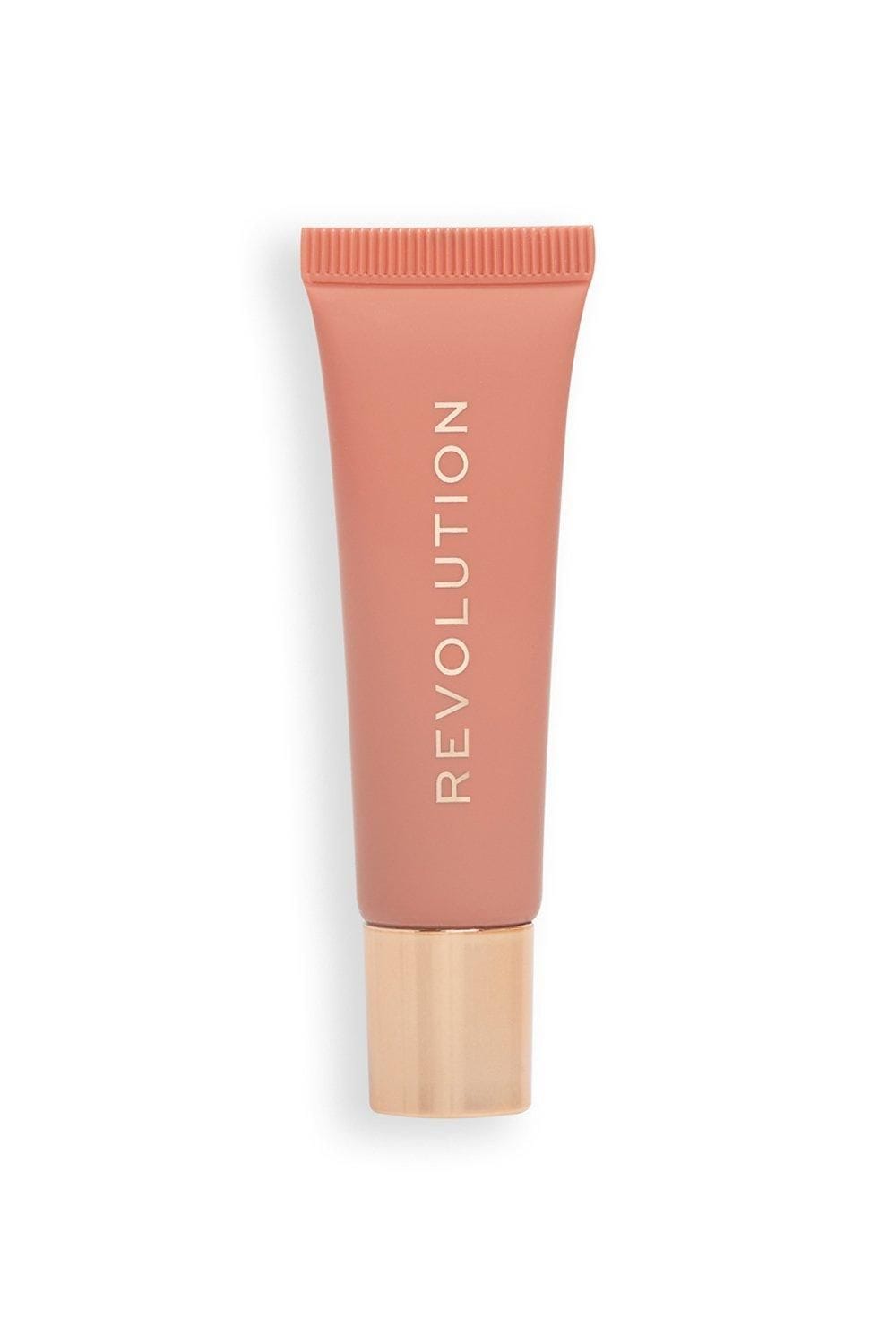 Revolution Juicy Peptide Lip Balm Nude Peach image 3