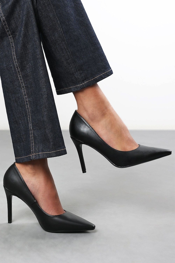 Where's That From 'Sorelle' Wide Fit Patent Stilleto Court Heels