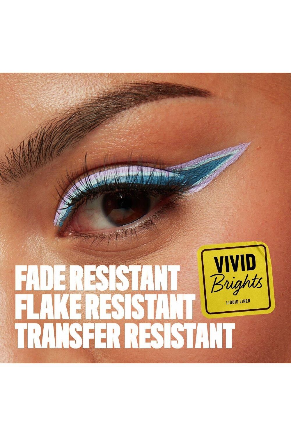 NYX Professional Makeup Vivid Brights Liquid Eyeliner On Red image 10